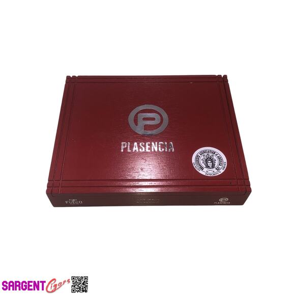 Plasencia Alma Fuego Cortez Empty Wooden Cigar Box 10x8.25x1.5 - Picture 2 of 6